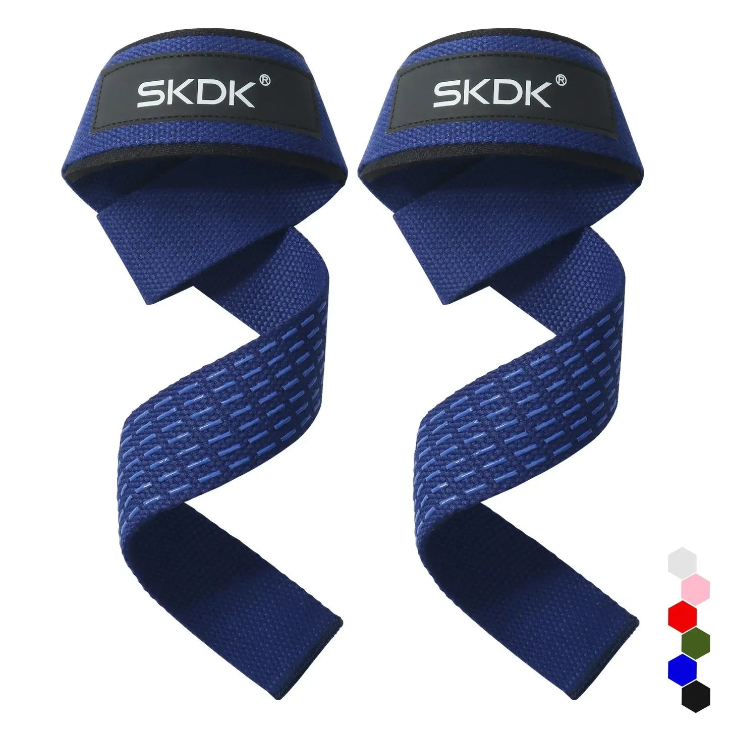 2Pcs Weightlifting Wrist Straps Strength Training Adjustable Non-slip Gym Booster Bands Fitness Lifting Support Sports Grip Band