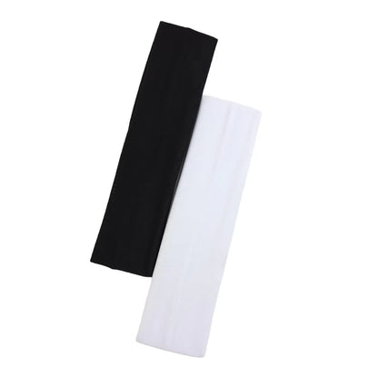2PCS/Set Sports Yoga Hair Band Solid Running Absorb Sweat Headband For Women Men Fitness Gym Make Up Hair Accessories Headwrap