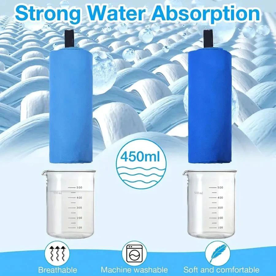 Microfiber Quick Dry Towel | Sandproof Lightweight for Beach Swim Yoga | Gym Travel Sports Accessories | Compact Portable