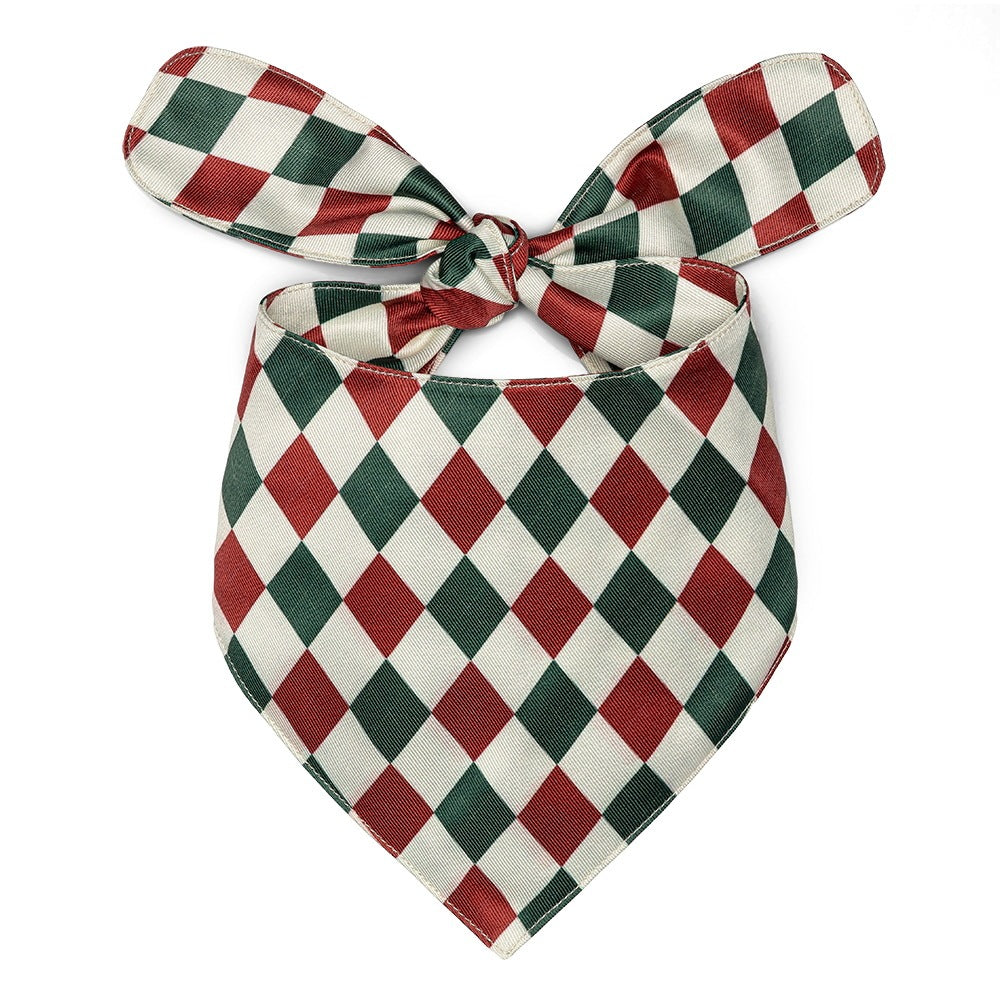 Pet Dog Striped Design Saliva Towel