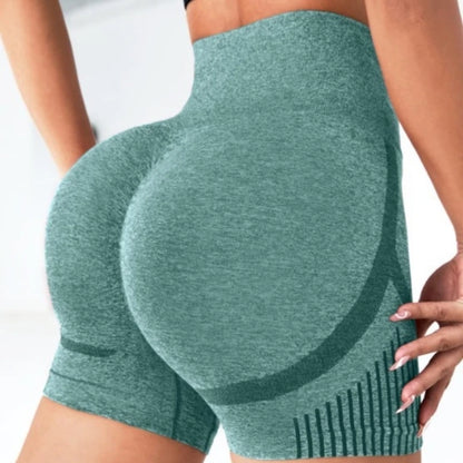 Women Yoga Shorts Women High Waist Workout Shorts Lift Butt Fitness Pants Sportswear Fitness Yoga Push Up Yoga Gym Running Short