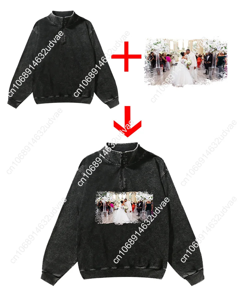 Scouts of America Retro Sweatshirt Man Woman Teenager Vintage Pullover Half Zipper Sweat Shirt Photo Custom Long Sleeved Tshirt
