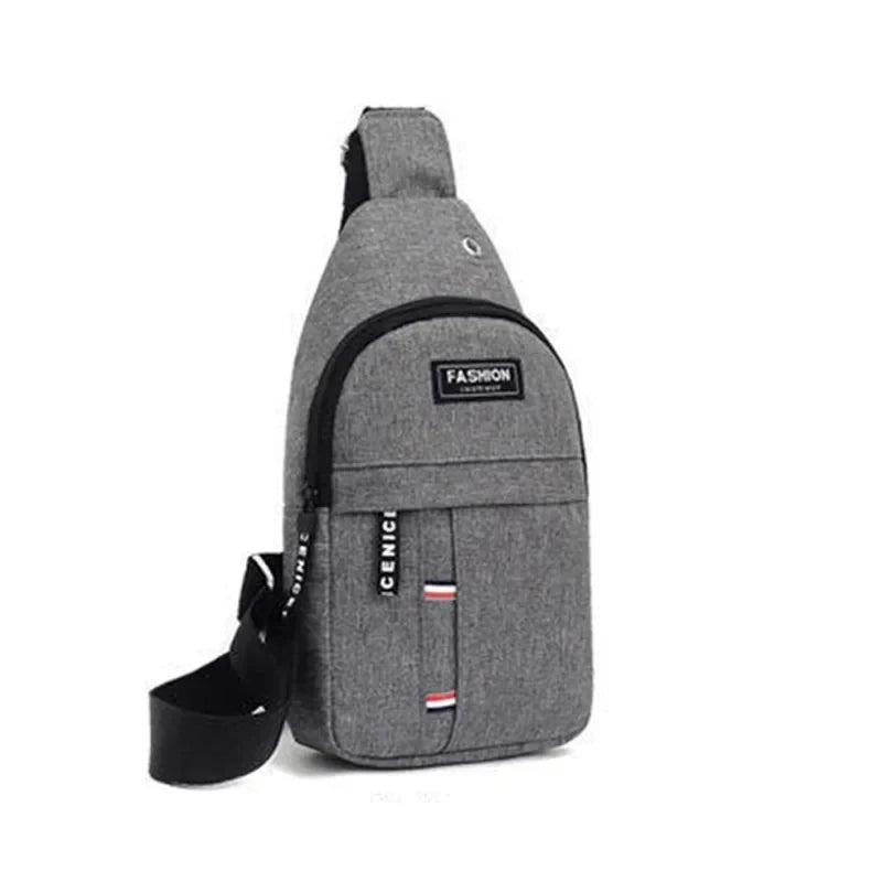 Lady adjustable chest pocket outdoor mountain bike single-shoulder diagonal cross Oxford fabric chest pocket