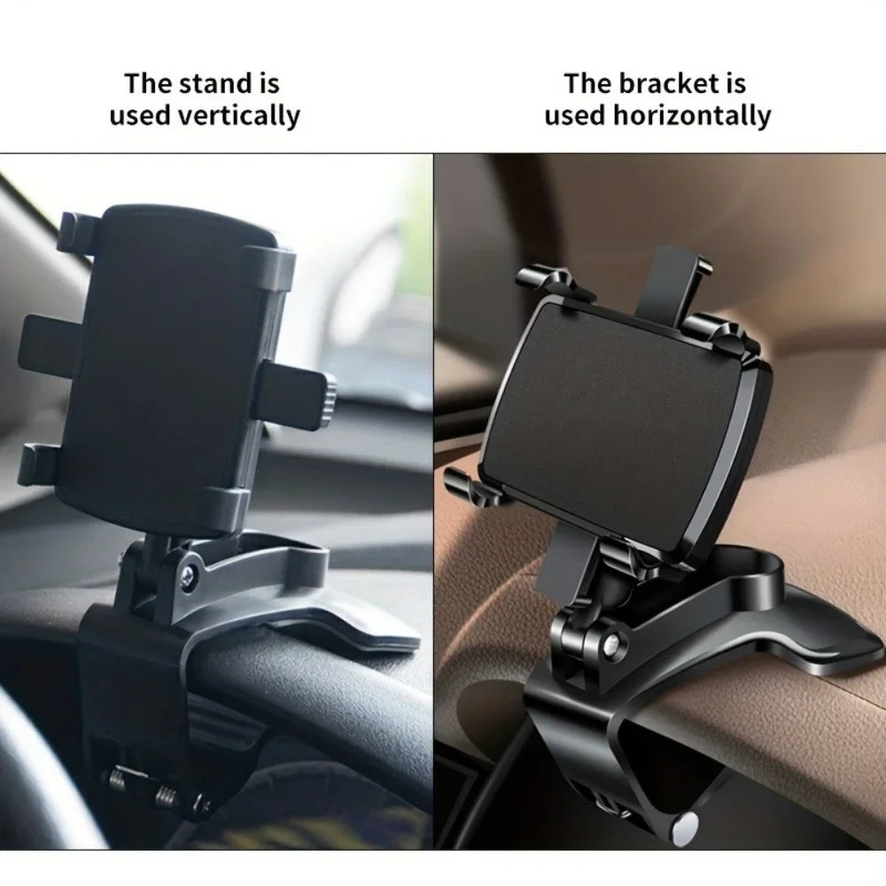 Universal Car Phone Holder Car Support Multi-Functional Dashboard For iPhone Samsung GPS Bracket 180 Degree Rotation Accessorie