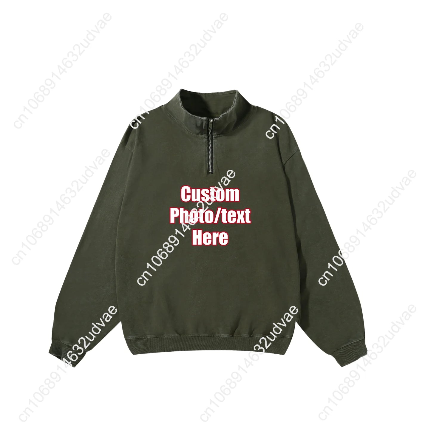 Scouts of America Retro Sweatshirt Man Woman Teenager Vintage Pullover Half Zipper Sweat Shirt Photo Custom Long Sleeved Tshirt