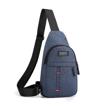 Lady adjustable chest pocket outdoor mountain bike single-shoulder diagonal cross Oxford fabric chest pocket