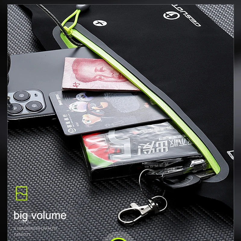 Running Belt Waist Bag Sports Fanny Pack Women Men Waterproof Gym Phone Pouch Banana Bags Run Accessories