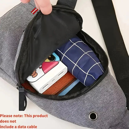 Lady adjustable chest pocket outdoor mountain bike single-shoulder diagonal cross Oxford fabric chest pocket