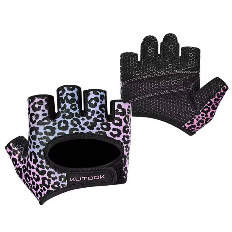 KUTOOK Sport Fitness Gloves for Training Weightlifting Workout Partial Durable Gloves with Cushion for Exercise Gym Accessories