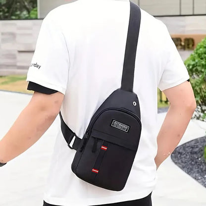 Lady adjustable chest pocket outdoor mountain bike single-shoulder diagonal cross Oxford fabric chest pocket