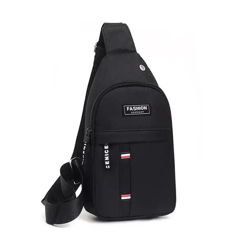 Lady adjustable chest pocket outdoor mountain bike single-shoulder diagonal cross Oxford fabric chest pocket