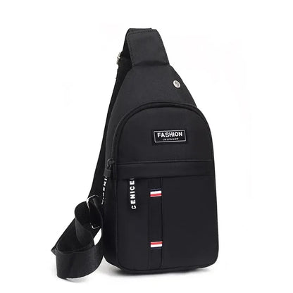 Lady adjustable chest pocket outdoor mountain bike single-shoulder diagonal cross Oxford fabric chest pocket