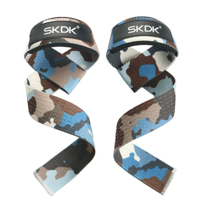 2Pcs Weightlifting Wrist Straps Strength Training Adjustable Non-slip Gym Booster Bands Fitness Lifting Support Sports Grip Band