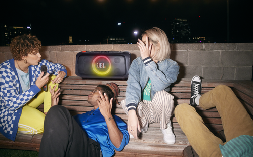 JBL PartyBox On‑the‑Go Essential   100 W Pro Sound   Wireless Party Speaker