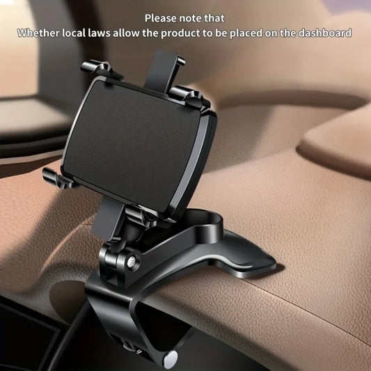 Universal Car Phone Holder Car Support Multi-Functional Dashboard For iPhone Samsung GPS Bracket 180 Degree Rotation Accessorie