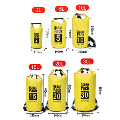30L 20L 15L 10L 5L Waterproof Bags Swimming Sports Bags Backpack Drifting Gym Dry Bag Rafting Surfing Beach Accessories XA391Q