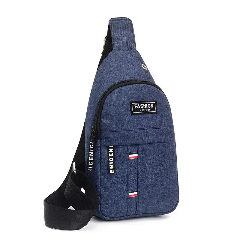 Lady adjustable chest pocket outdoor mountain bike single-shoulder diagonal cross Oxford fabric chest pocket