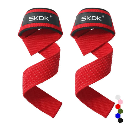2Pcs Weightlifting Wrist Straps Strength Training Adjustable Non-slip Gym Booster Bands Fitness Lifting Support Sports Grip Band