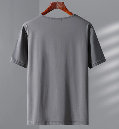New plus size men's short sleeved T-shirt for summer fat half sleeved men top