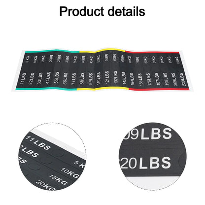 Fitness Equipment Gym Accessories Weight Stack Labels 11-220lbs Number Stickers PP Plastic Weight Plates Sticker Replacement