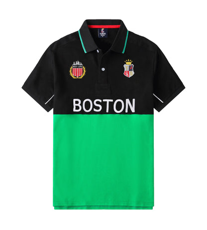 Men's Polo Shirt Classic Switzerland Popular 100% Cotton Embroidery Short Sleeve Sports Collar T-shirt Oversized US Size XS-7XL