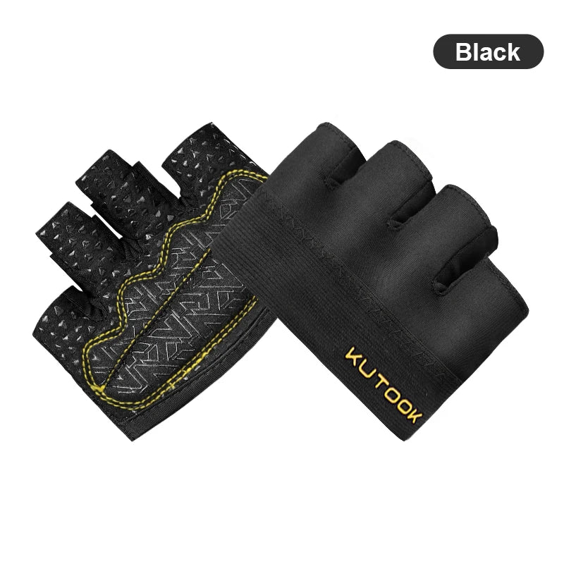 KUTOOK Sport Fitness Gloves for Training Weightlifting Workout Partial Durable Gloves with Cushion for Exercise Gym Accessories