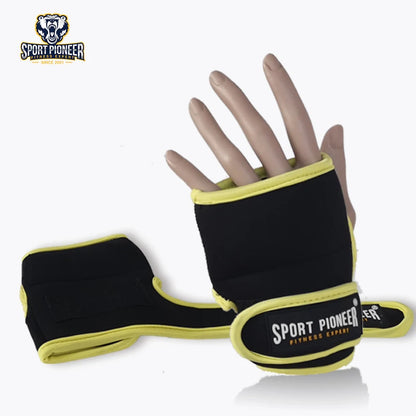 1lb Weight Lifting Gloves for Fitness And Gym Sports Hand Protector Men Women Body Building Running