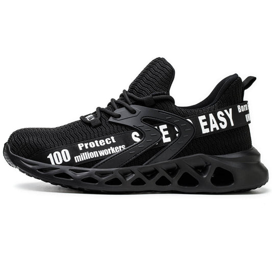 SwiftCart Steel Toe Stylish Work Sneakers