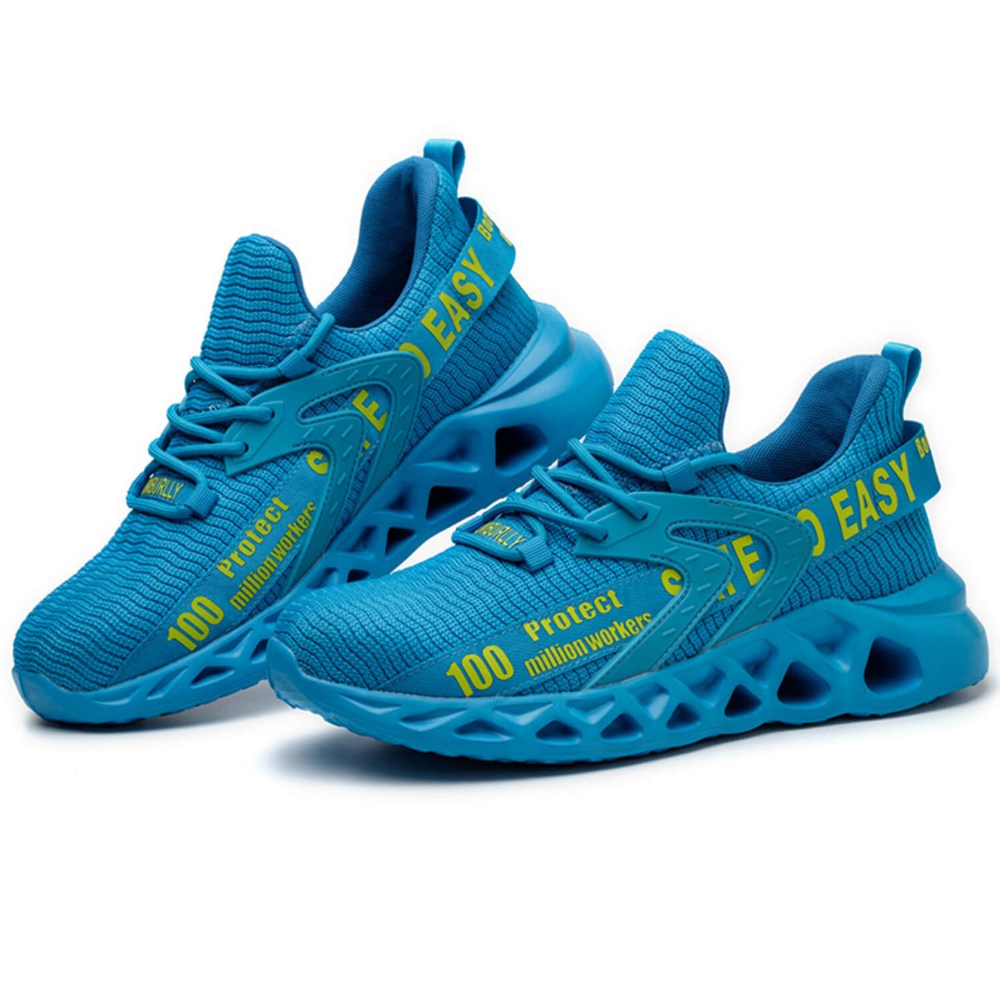 SwiftCart Steel Toe Stylish Work Sneakers