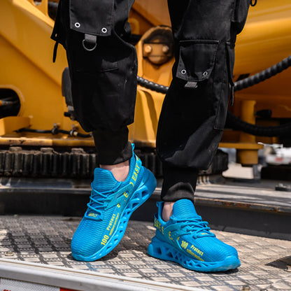 SwiftCart Steel Toe Stylish Work Sneakers