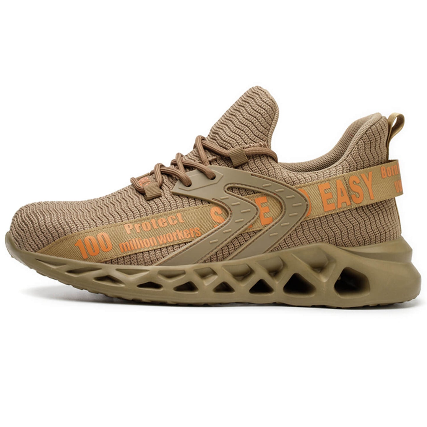 SwiftCart Steel Toe Stylish Work Sneakers