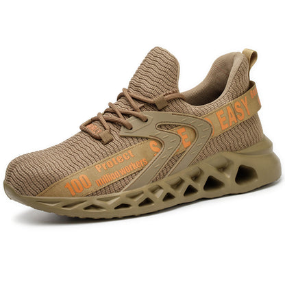 SwiftCart Steel Toe Stylish Work Sneakers
