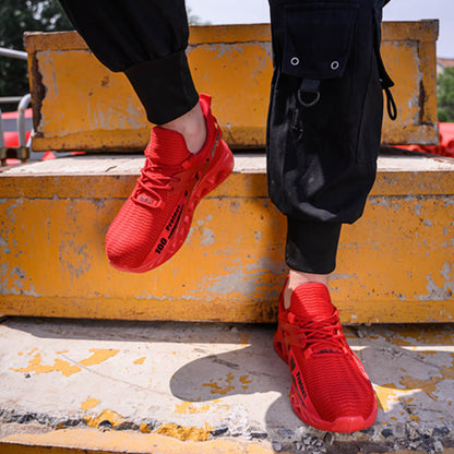 SwiftCart Steel Toe Stylish Work Sneakers